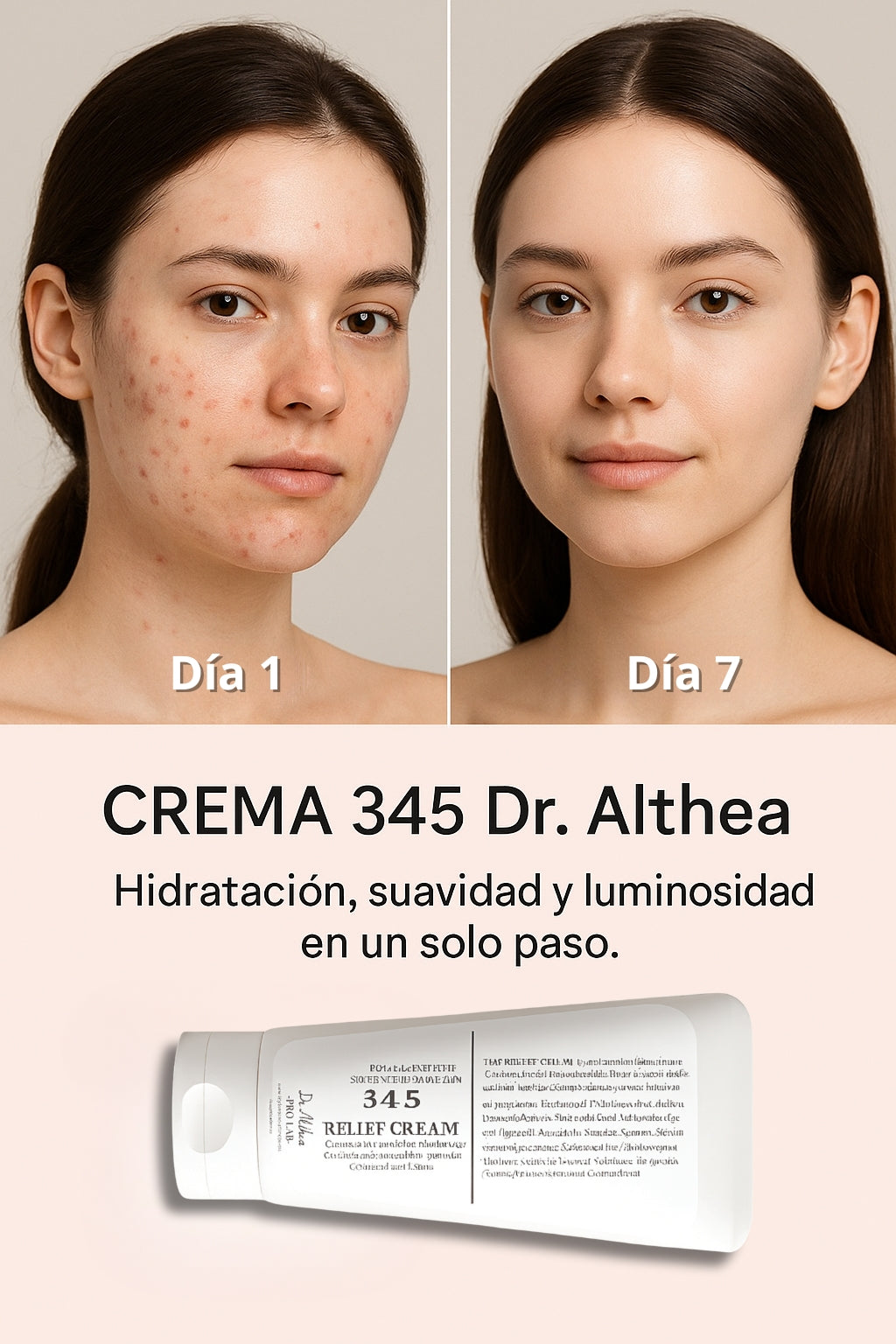 Crema 345 Dr. Althea – El secreto coreano que elimina granos y deja tu piel suave en 7 días ✨